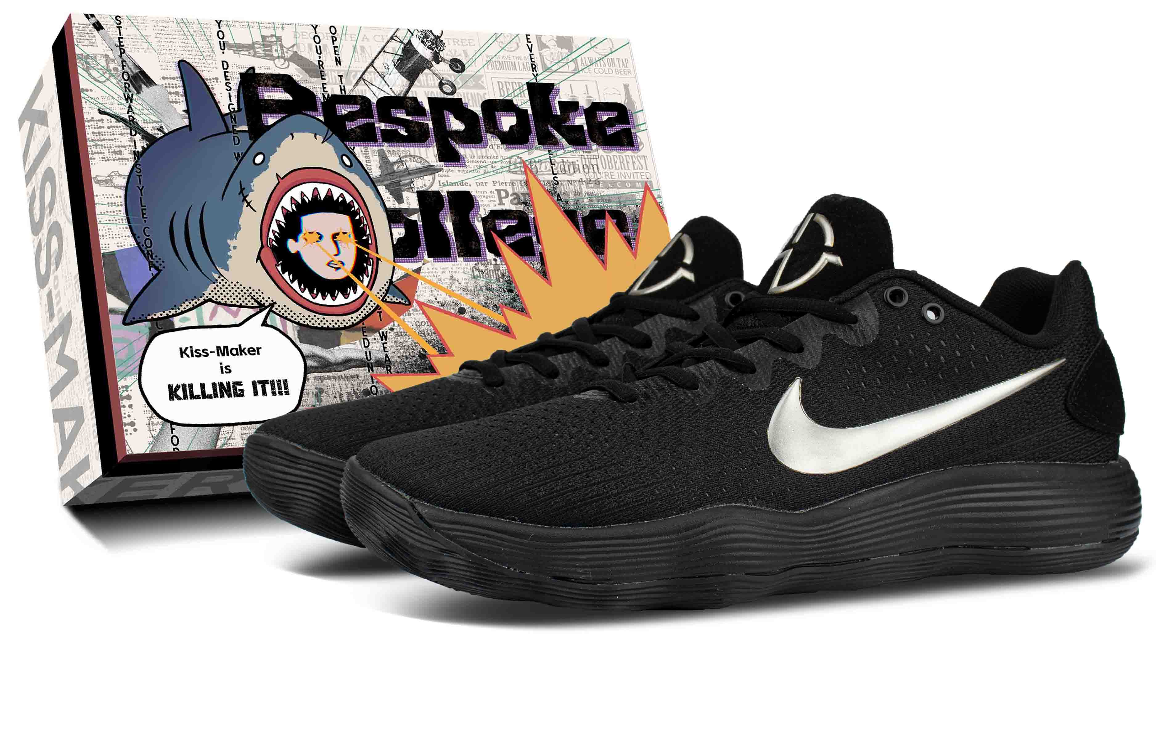 

Nike Баскетбольные кроссовки Hyperdunk 2017 Shock Absorbers Low Top, мужские, черные