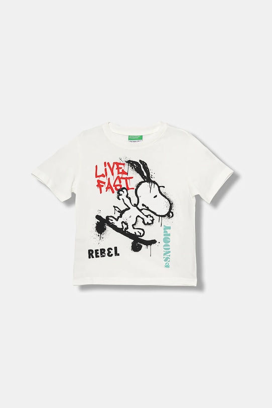 

Хлопковая футболка United Colors Of Benetton, белый