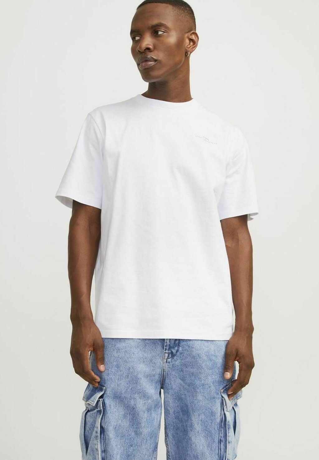 

Футболка с принтом Gedruckt Rundhals Jack & Jones, белая