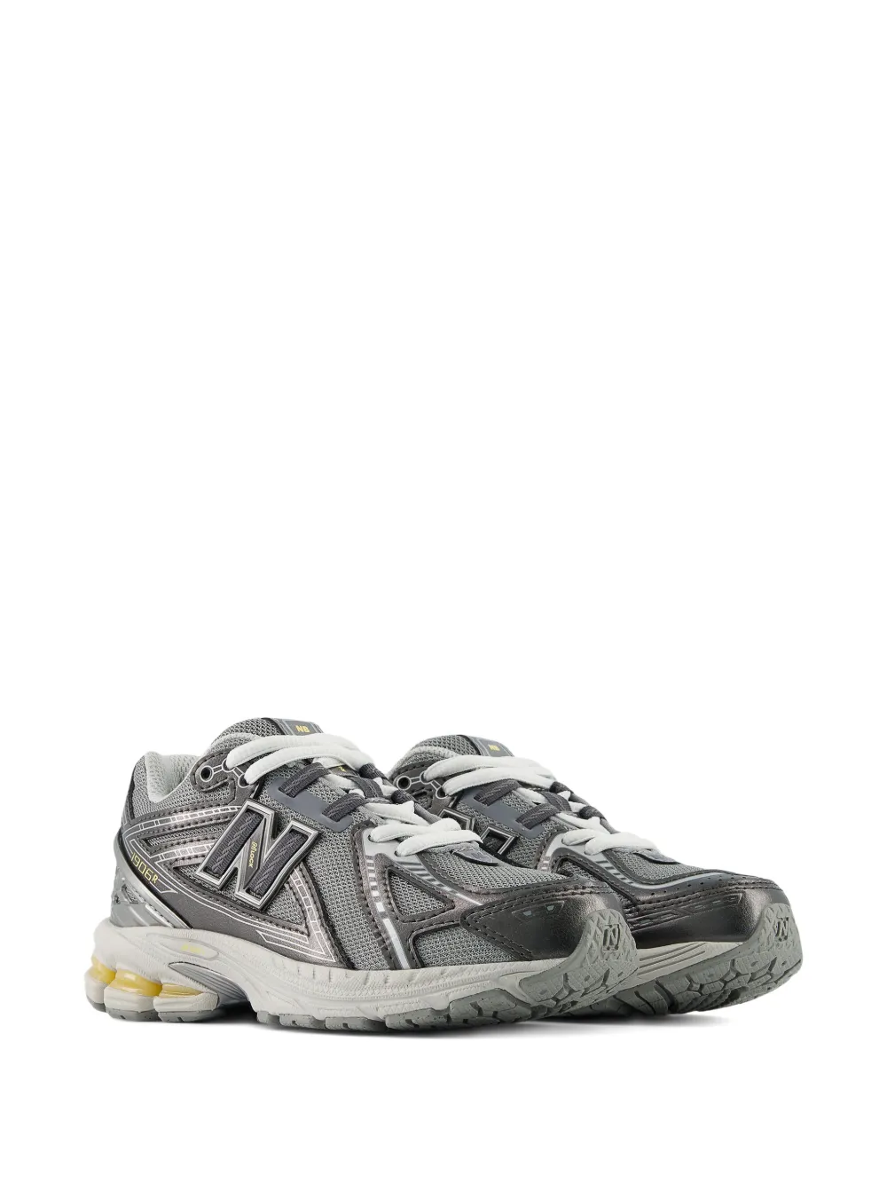 Кроссовки 1906 с эффектом металлик New Balance Kids, серый — фото 4