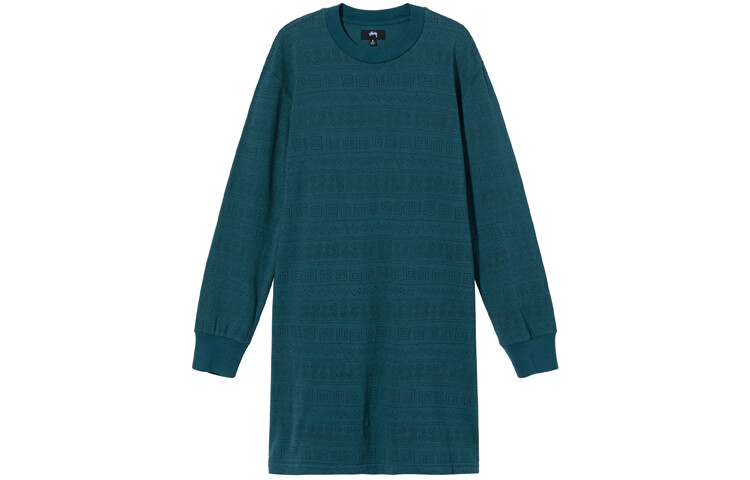 

Женское платье с длинными рукавами Stussy, цвет Blue
