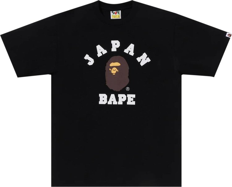 

Футболка BAPE Japan College City 'Black', черный