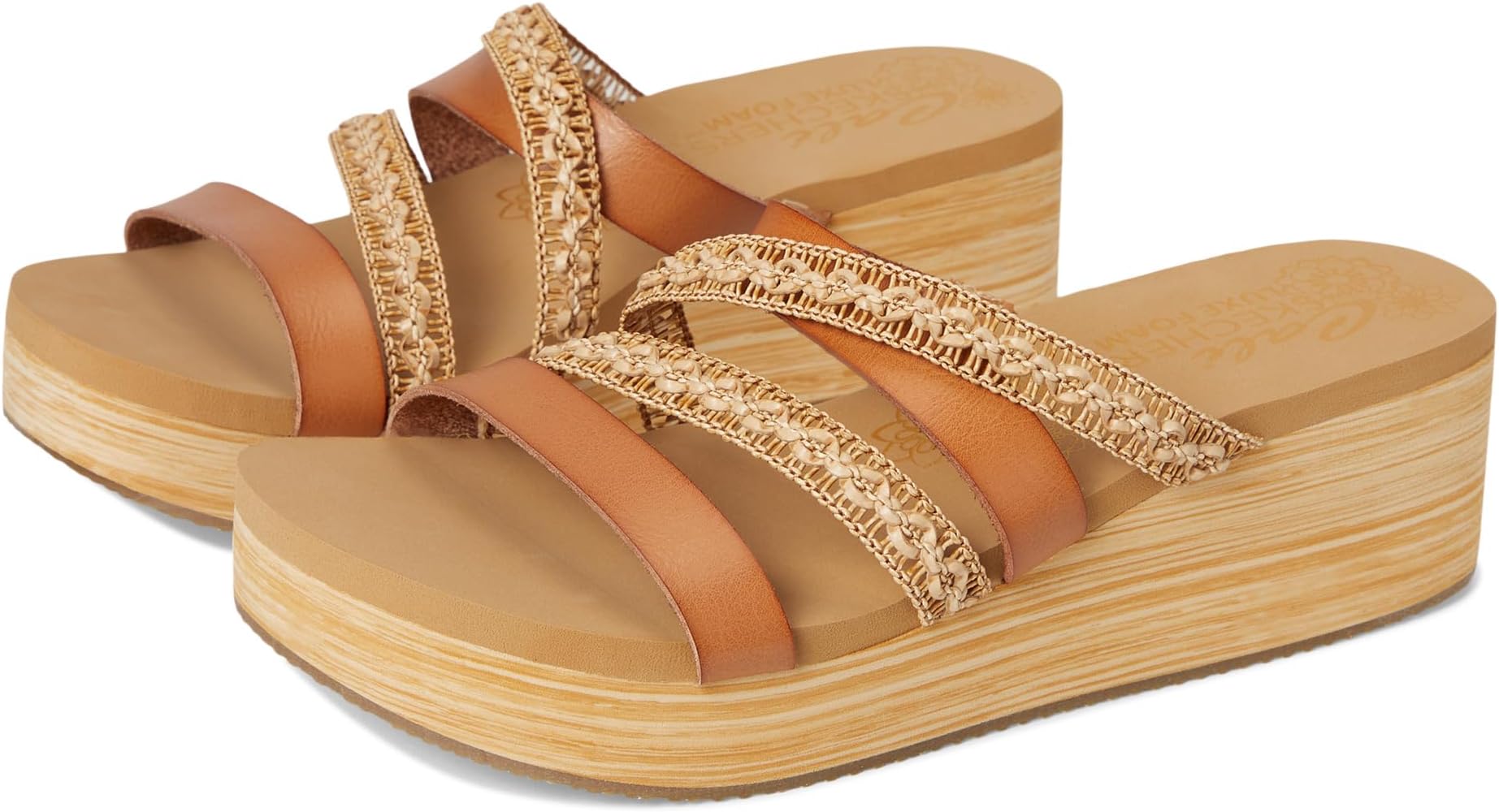 Сандалии SKECHERS Summers, желто-коричневый