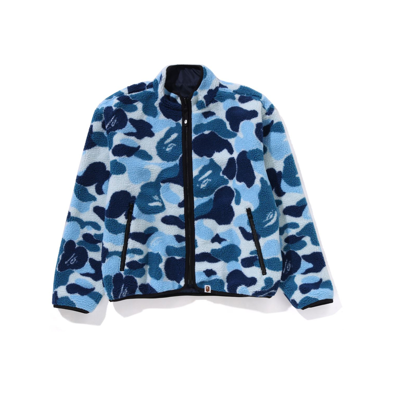 

A BATHING APE Синяя двусторонняя куртка Bape Abc Camo Boa Ripstop, Blue BLX
