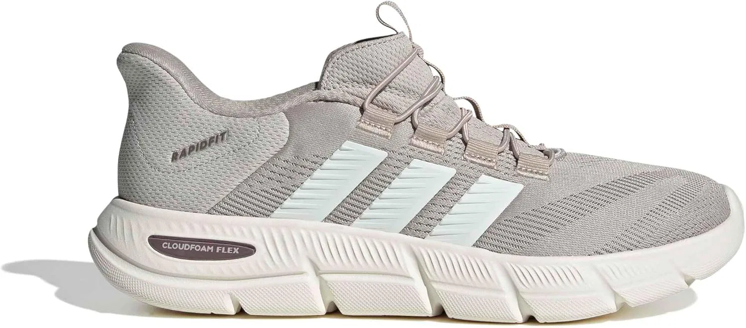 Кроссовки унисекс Adidas Cloudfoam Flex Rapidfit, Wonder Beige Off White Wonder Alumina