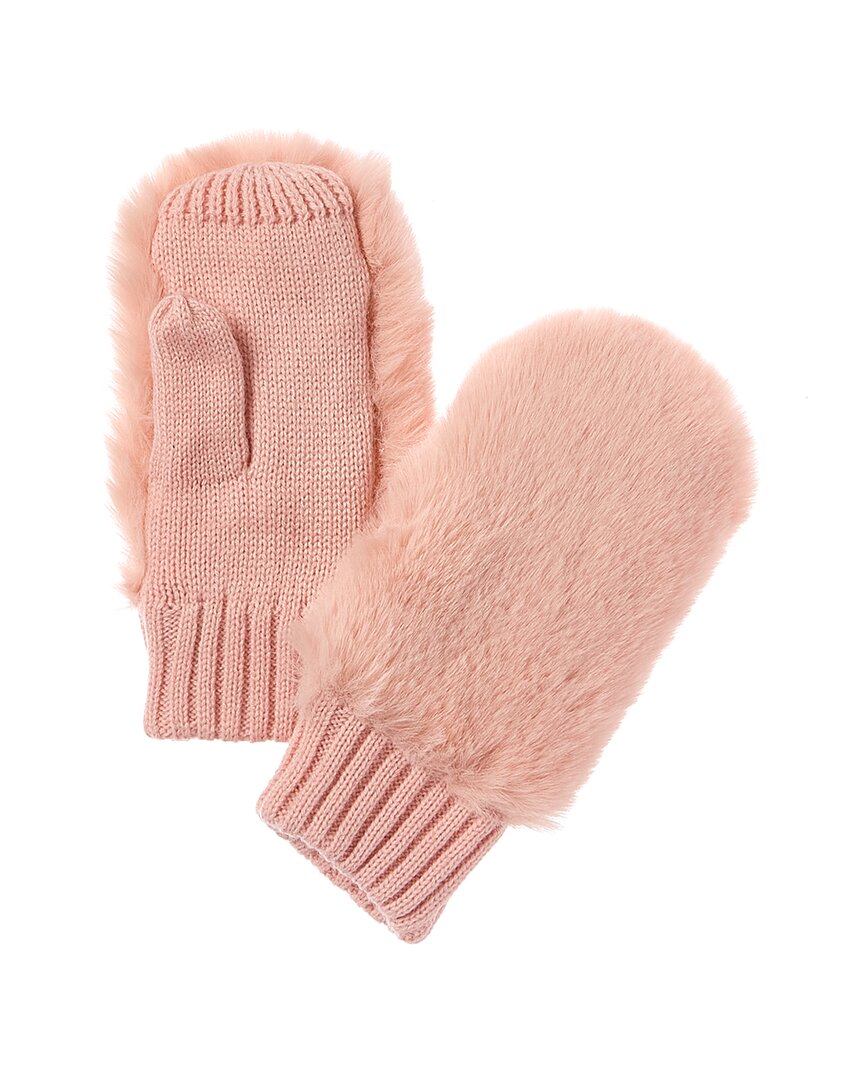 

Surell Аксессуары Вязаные варежки Surell Accessories, розовый