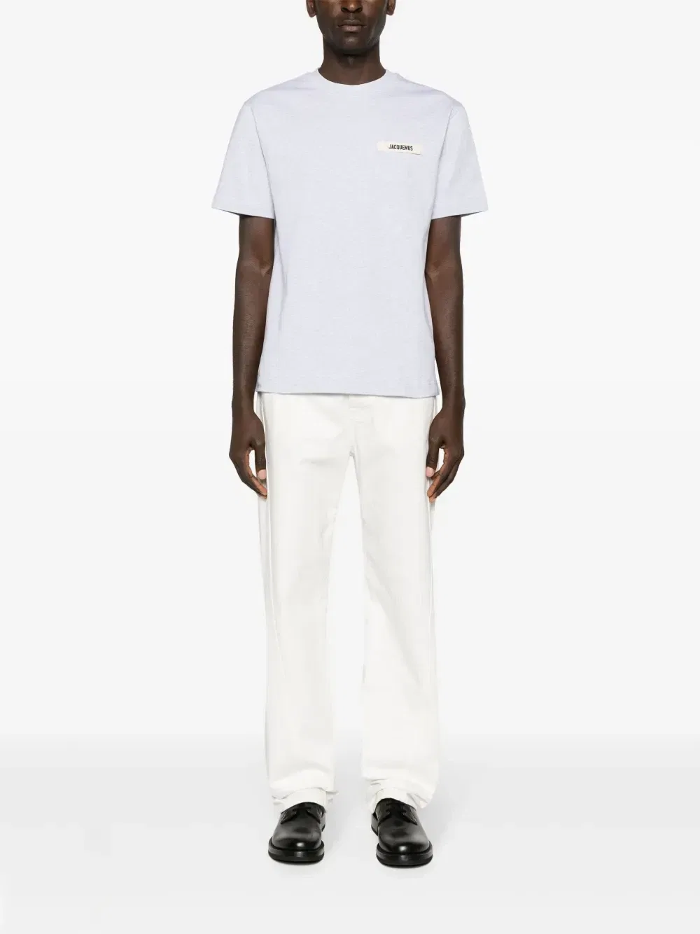 Топ Le T-shirt Gros Grain Jacquemus, серый — фото 2