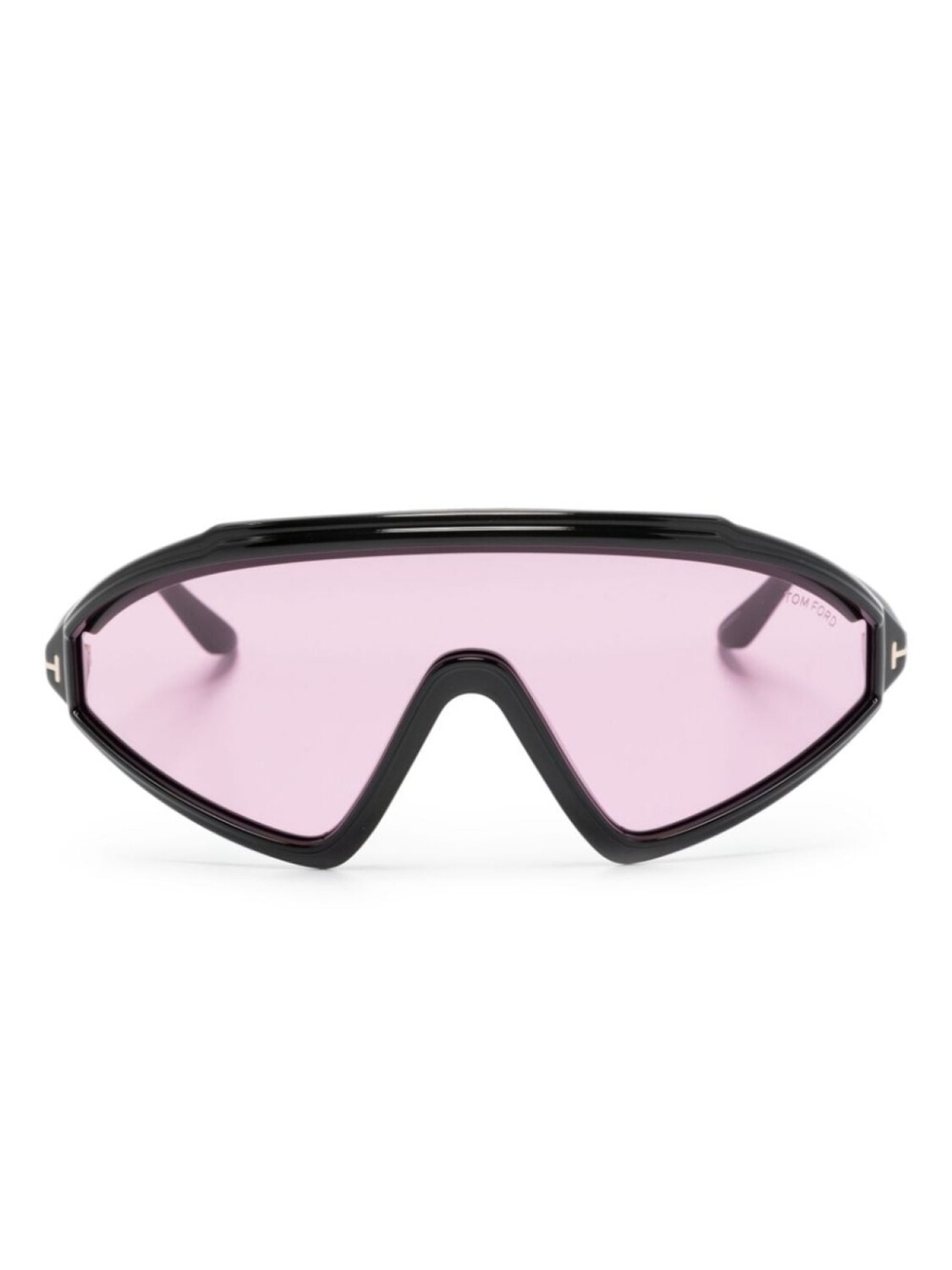 

TOM FORD Eyewear солнцезащитные очки Lorna в массивной оправе, черный