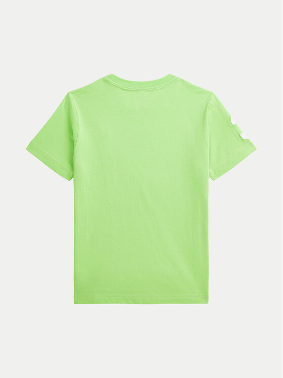 Футболка обычного кроя 322832907061 Polo Ralph Lauren, зеленый — фото 2