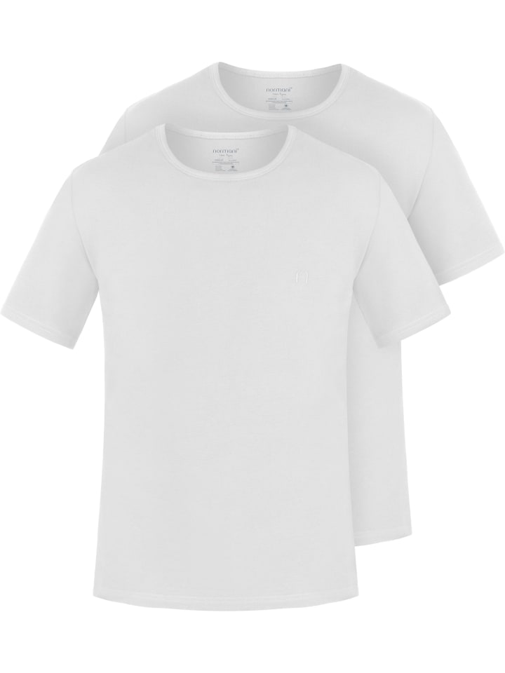 

Normani Комплект из 2 мужских футболок из органического хлопка Nyons белого цвета, Белый, Normani Комплект из 2 мужских футболок из органического хлопка Nyons белого цвета