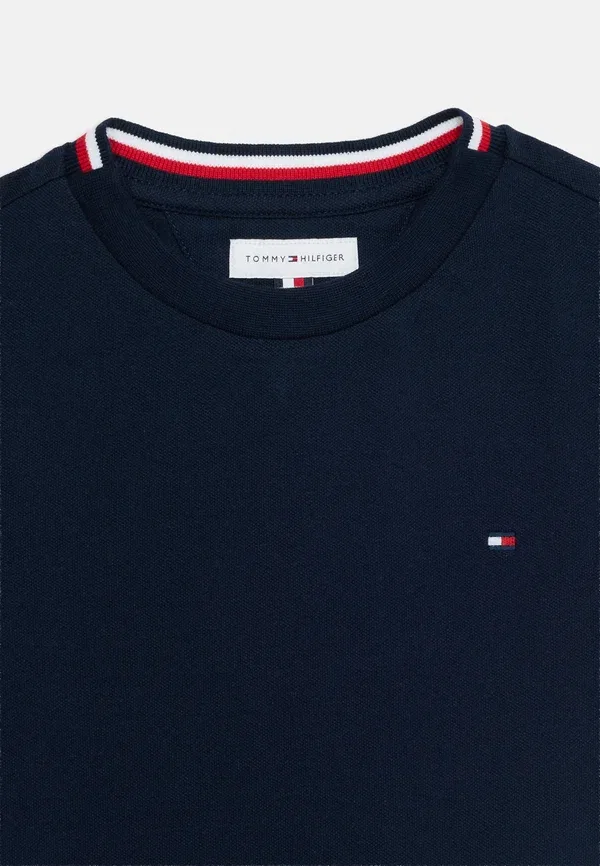 Футболка Tommy Hilfiger Tape Detail Basic, темно-синий — фото 3