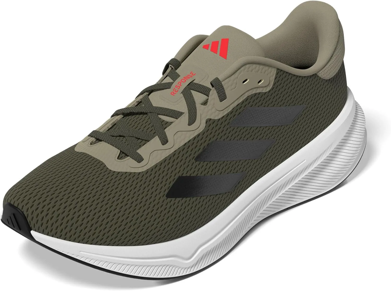 Мужские кроссовки Adidas Response Legacy, оливковый/черный/ярко-красный — фото 4