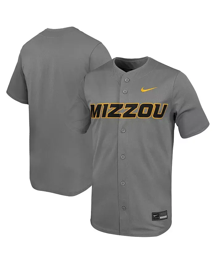 

Мужская бейсбольная джерси Missouri Tigers Limited серого цвета Nike