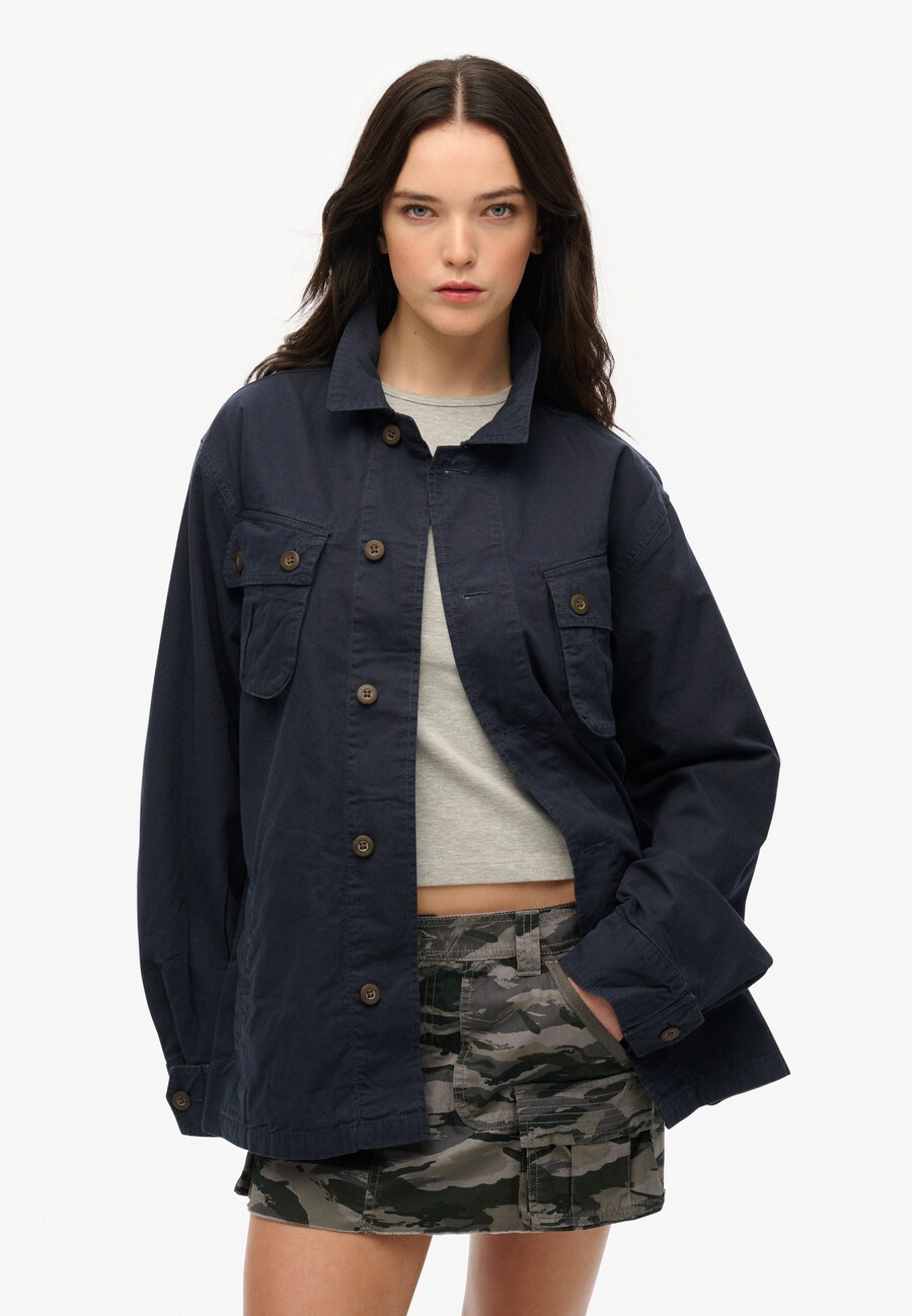 

Демисезонная куртка Superdry, marine blue
