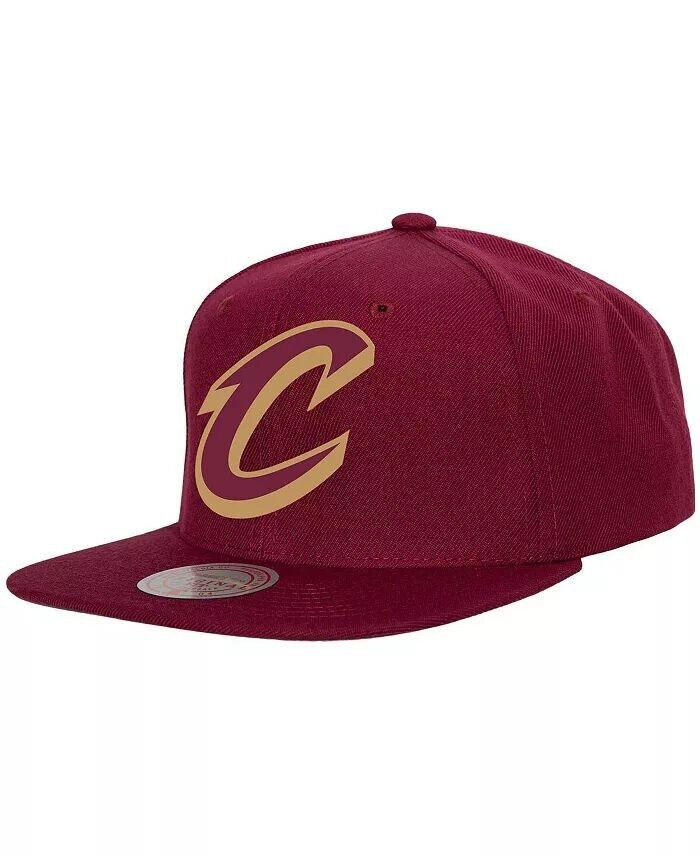 

Мужская бейсболка Wine Cleveland Cavaliers Ground 2.0 Snapback Mitchell & Ness, фиолетовый