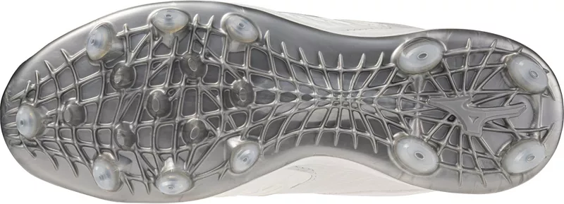 Женские софтбольные бутсы Mizuno Pro FP из ТПУ, цвет White/Silver — фото 4