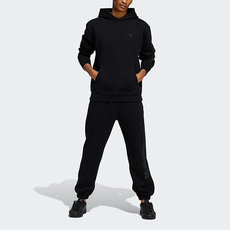 Худи adidas Pw Bf Bas Hood Basic Sporty Terry Hooded Sweater Unisex Black, черный — фото 4