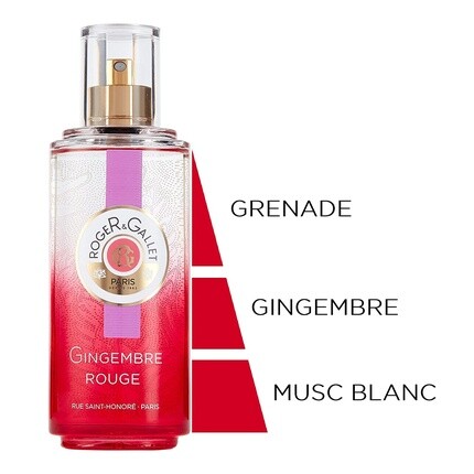 Женская парфюмерная вода Roger Gallet Gingembre Rouge Fragrance Water 100ml — фото 2