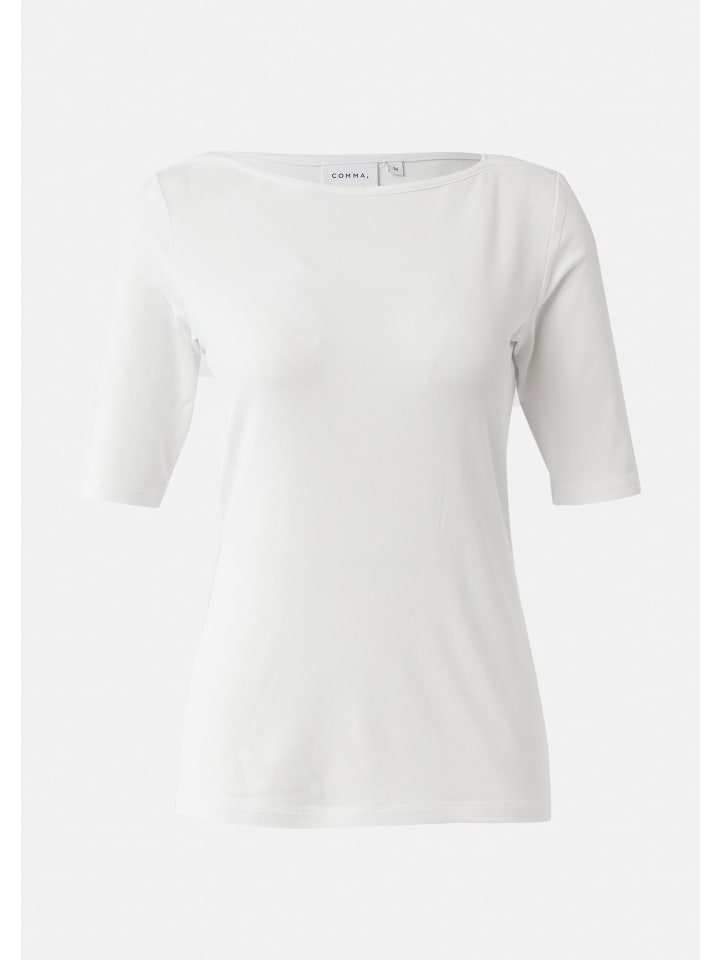 

Comma Футболка белого цвета (0100), Белый, Comma Футболка белого цвета (0100)