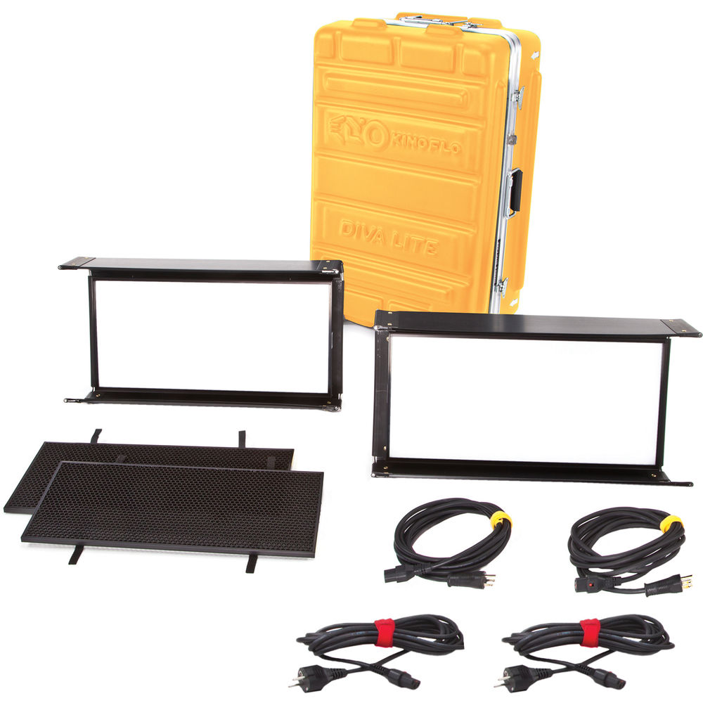 

Комплект Kino Flo Diva-Lite LED 20 DMX из 2 ламп с кейсом для транспортировки