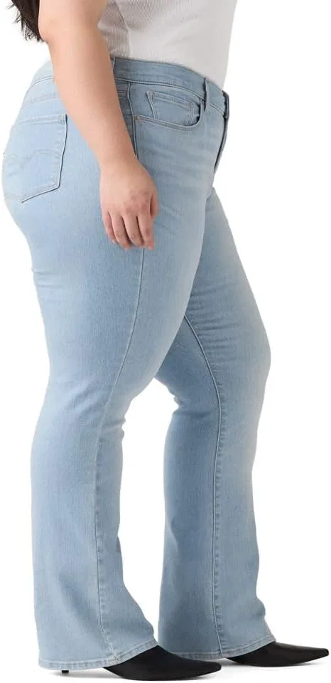 Джинсы Levi's Women's Classic Bootcut, Plus, голубой — фото 3