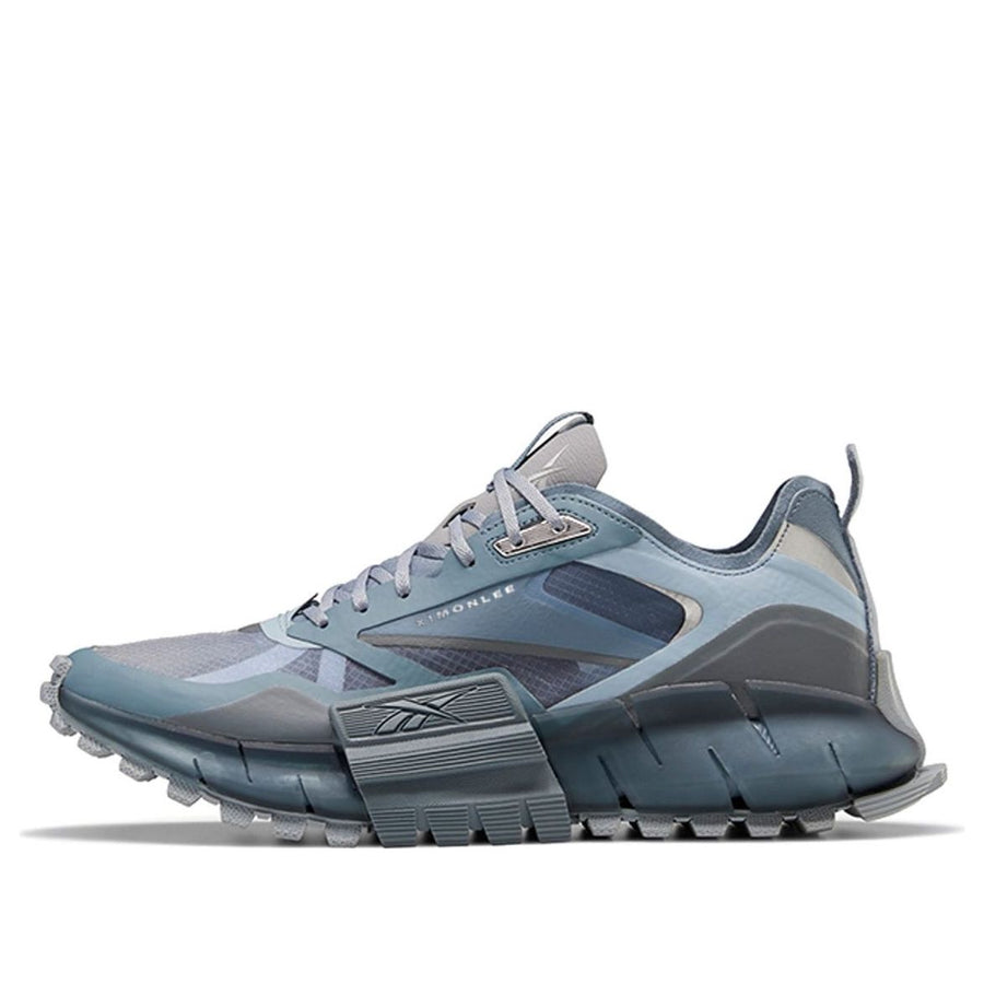 

Спортивные кроссовки Reebok Ximon Lee x Zig Kinetica Horizon Edge 'Snake Pack - Metallic Grey Navy', синий