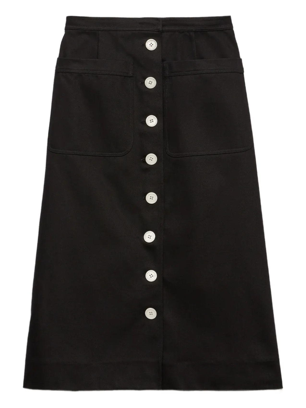 

Prada хлопковая юбка, черный