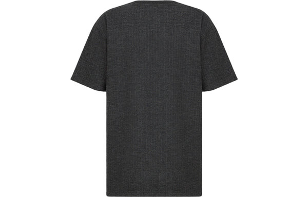 Футболка men's ss22 alphabet printing round neck short sleeve gray t-shirt Dior, серый — фото 2