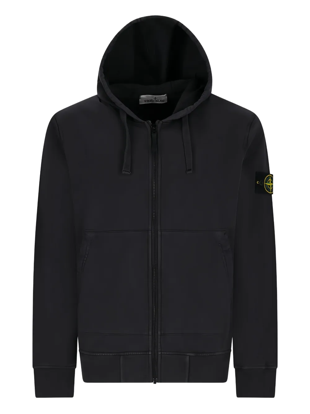 

Худи на молнии с капюшоном Stone Island, черный