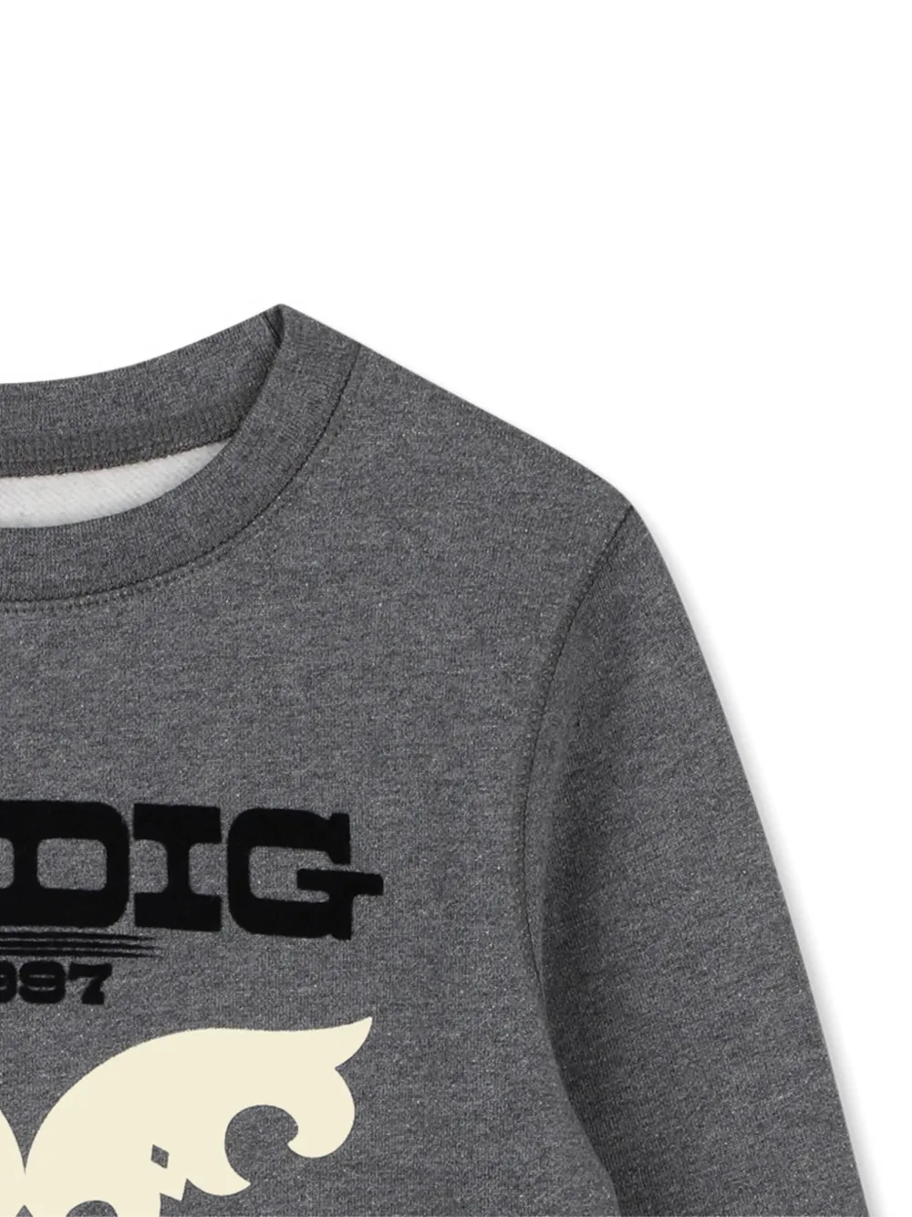 Толстовка с логотипом Zadig & Voltaire Kids, серый — фото 3
