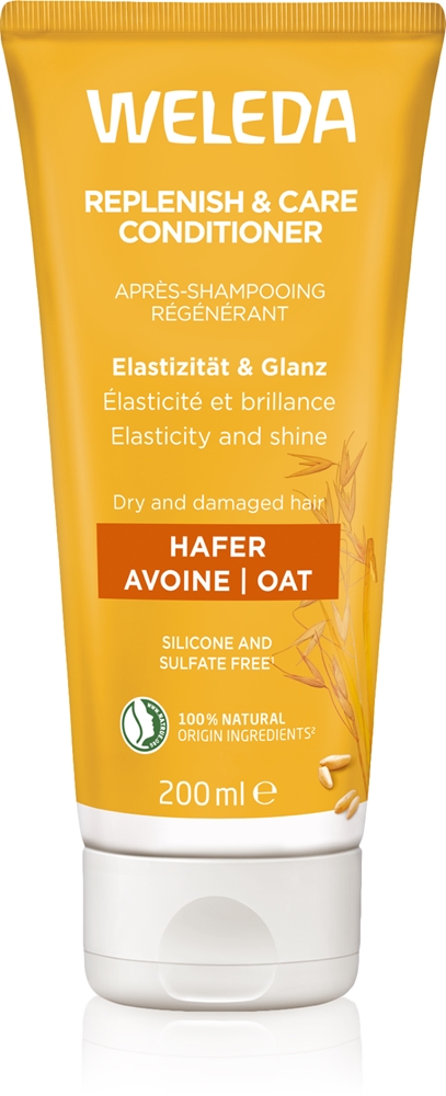 

Овсяный восстанавливающий кондиционер для сухих и поврежденных волос Weleda, 200 мл