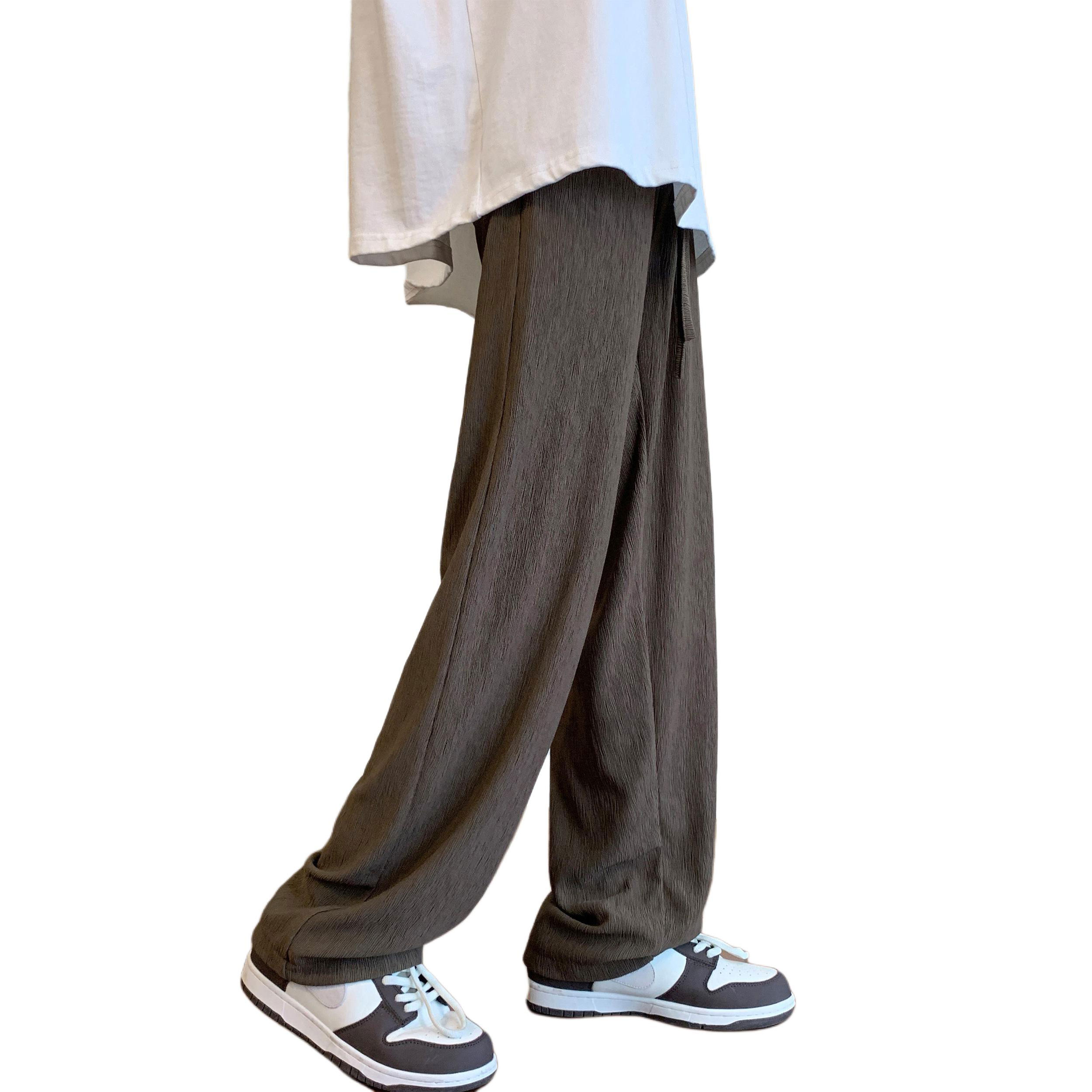 

Повседневные брюки Unisex тонкие прямого кроя ZIAREL, coffee