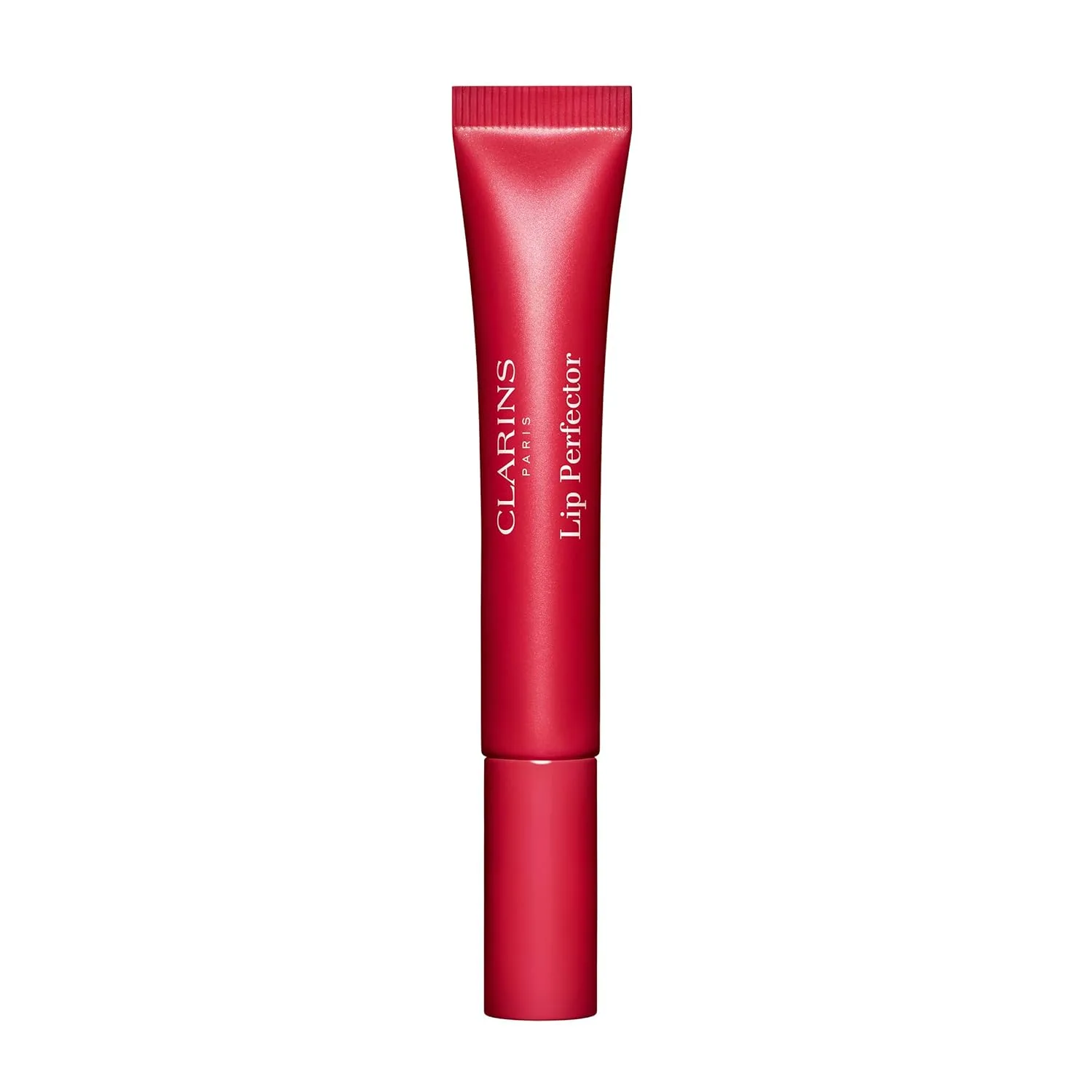 Блеск для губ Clarins Lip Perfector | Увлажняющий и придающий объем губам пептидный блеск | Мгновенный блеск с полупрозрачным мерцающим финишем | Нелипкая текстура с ароматом ванили | 0,35 унции, 24 Fuchsia Glow - Pearly Bright Berry