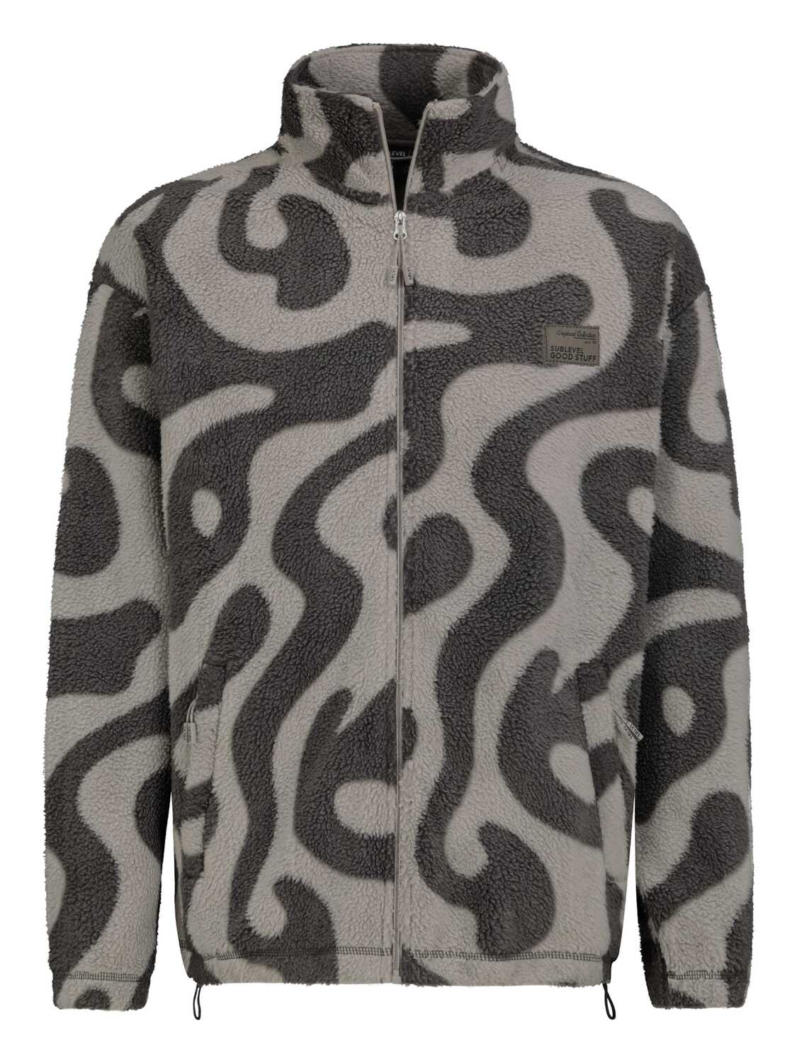 

Sublevel Флисовая куртка в цвете Stone, Dark Grey