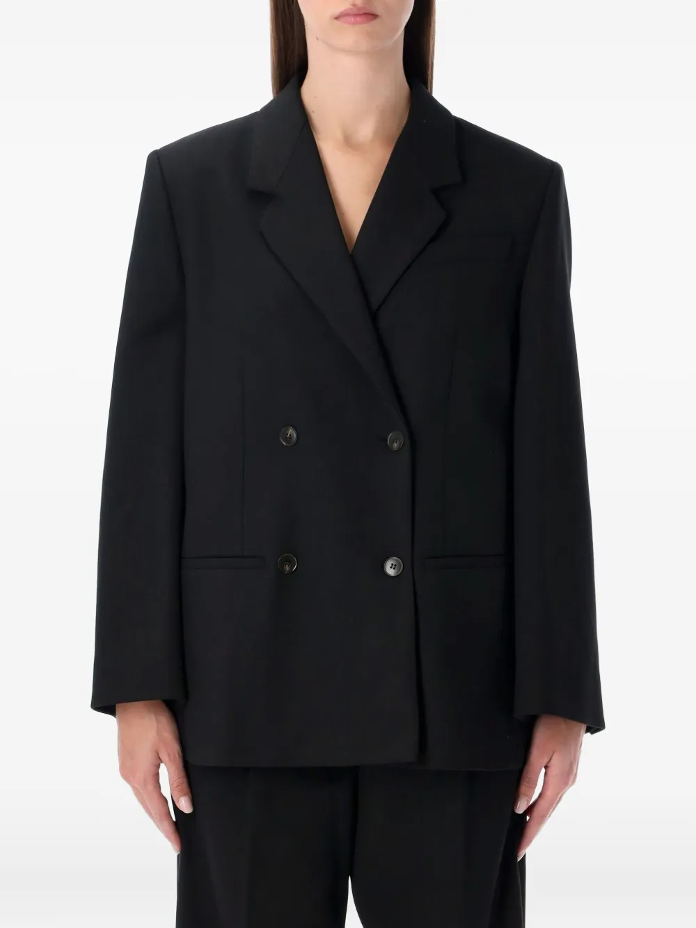 

Двубортный пиджак By Malene Birger, черный