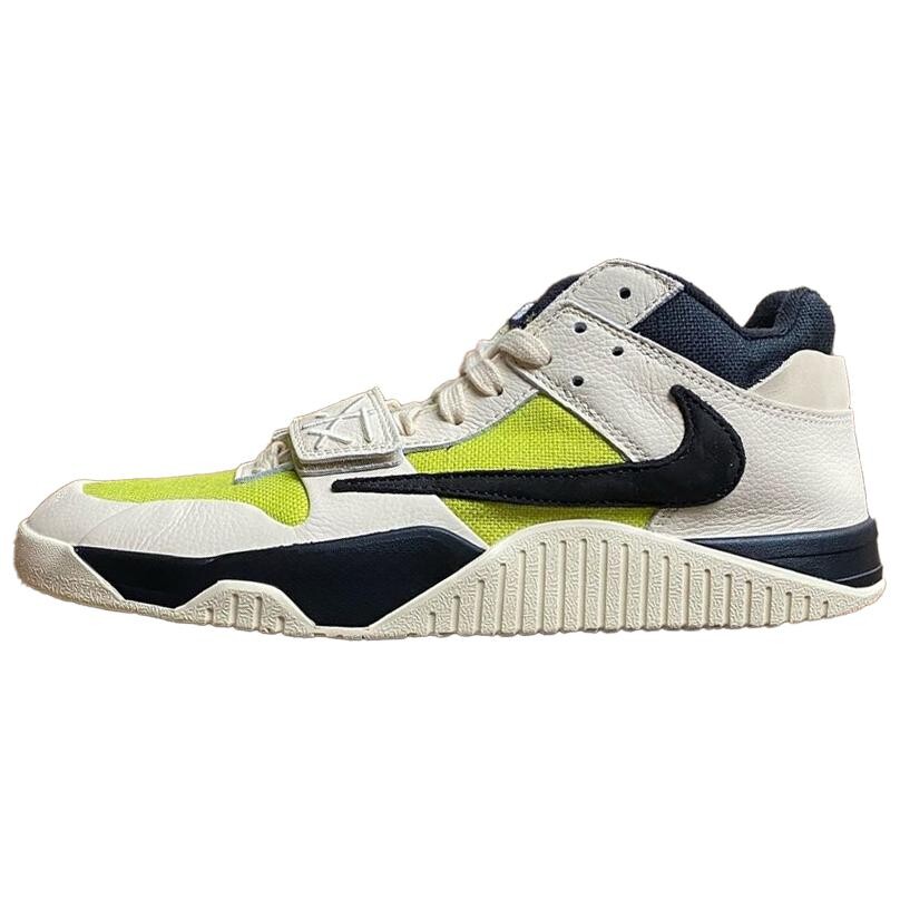 Кроссовки Jordan Jumpman Jack Vintage Basketball Shoes Unisex Mid-top Beige/black/yellow, бежевый/черный/желтый