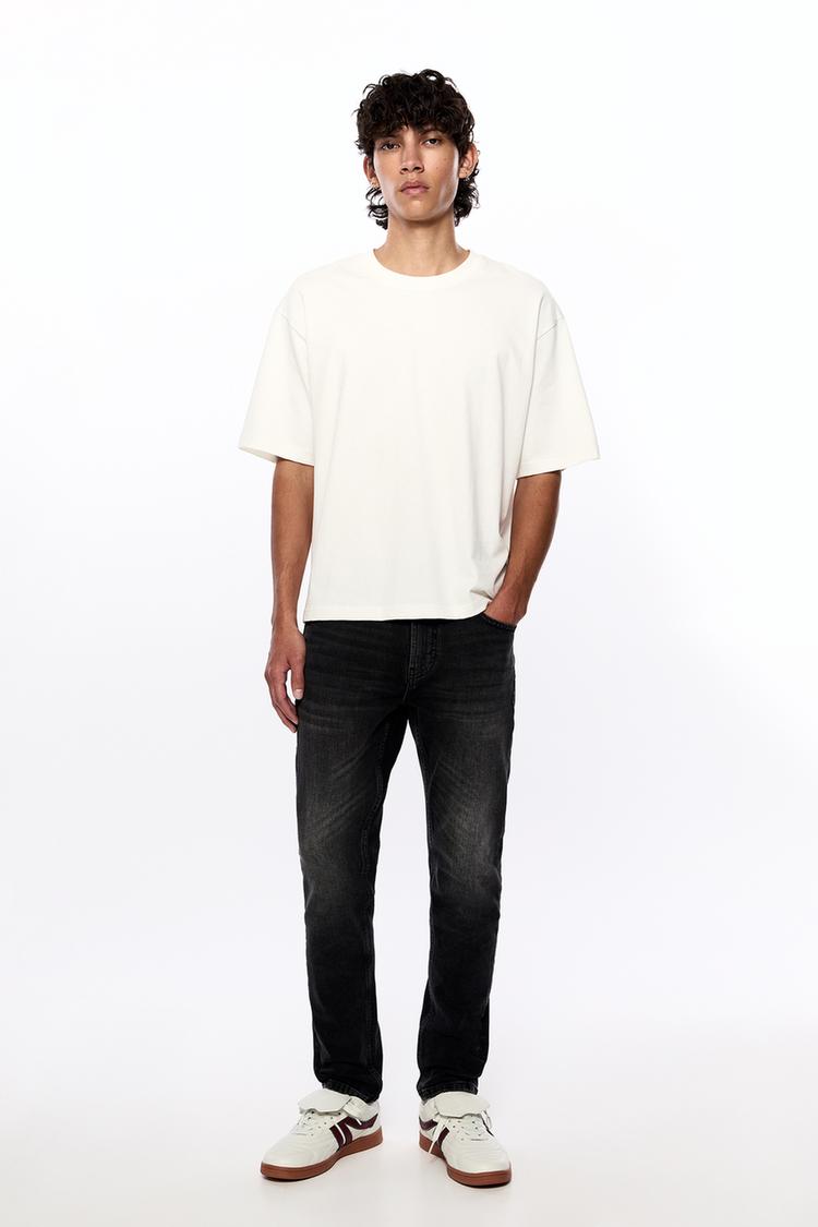 

Джинсы облегающего кроя Pull And Bear, черный