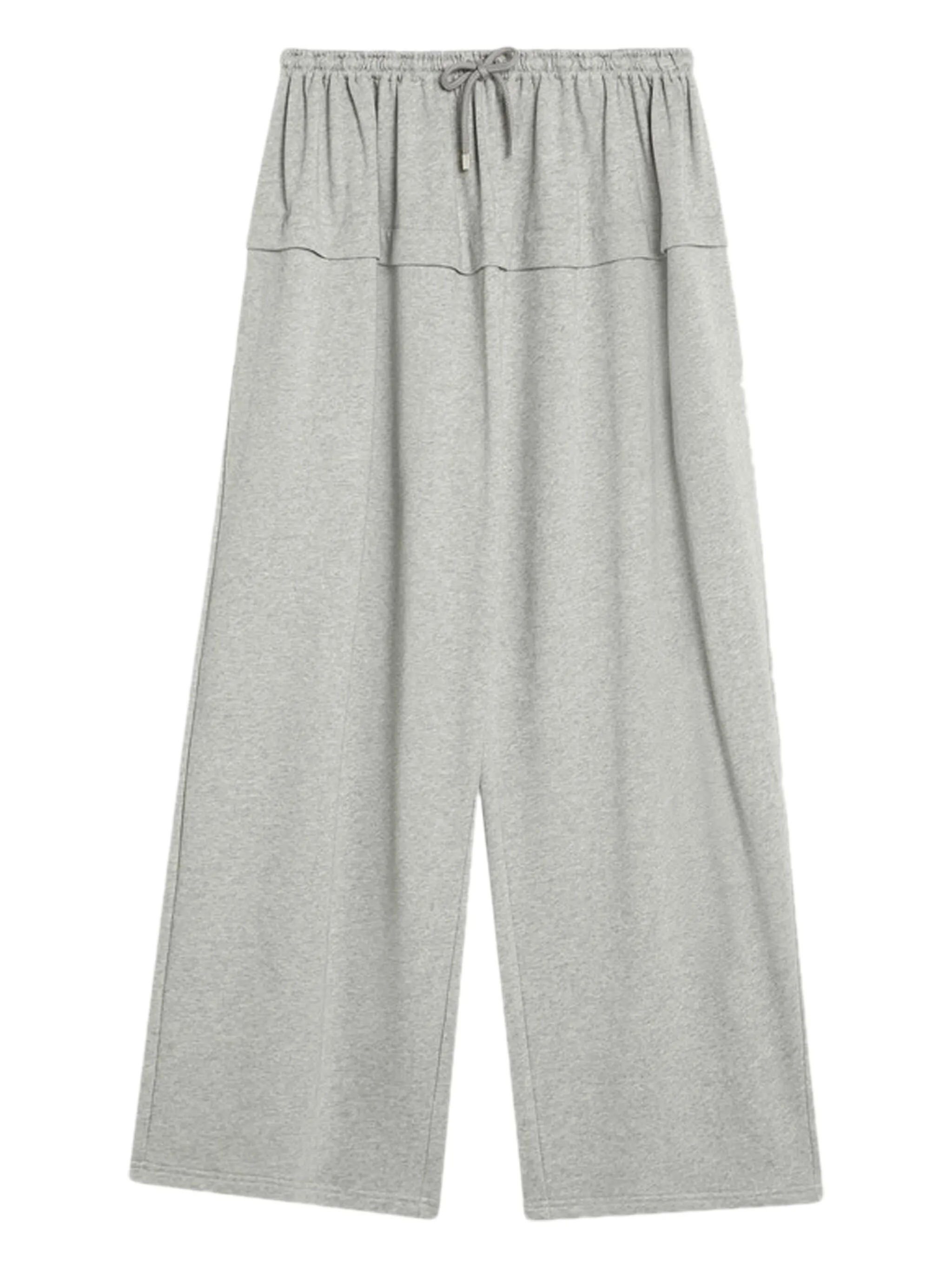 

Брюки с кулиской и оборками Alaïa, серый