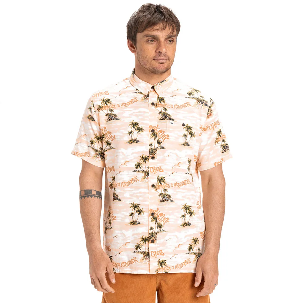

Рубашка с коротким рукавом Quiksilver Safe Paradise, белый