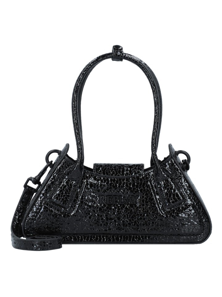

Сумка Replay Handtasche 28 cm, цвет shiny black, Черный, Сумка Replay Handtasche 28 cm, цвет shiny black