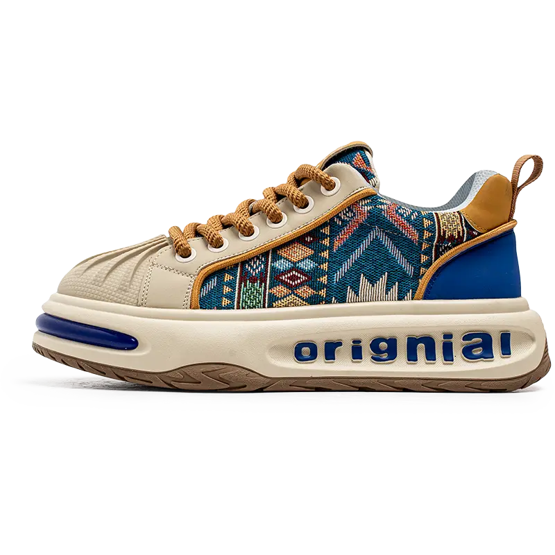 

Boogie Bear Амортизирующие, износостойкие, дышащие, легкие, увеличивающие рост низкие кеды мужские бежево-голубые, цвет Beige Blue