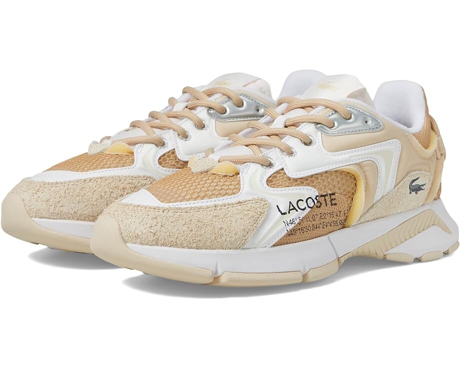 

Кроссовки Lacoste L003 Neo 124 5 SMA, цвет Light Tan/White