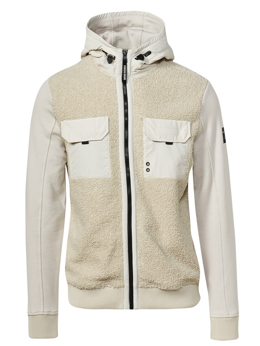 

Толстовка с капюшоном на молнии KOROSHI Zip-Up Hoodie, бежевый