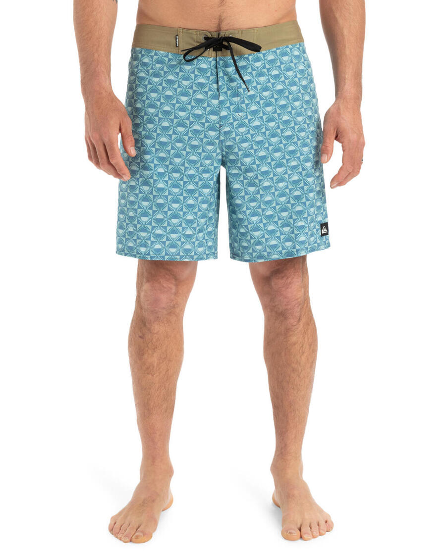 

QUIKSILVER Шорты для серфинга SURFSILK STRAIGHT LEG 18 дюймов, синие, мужские