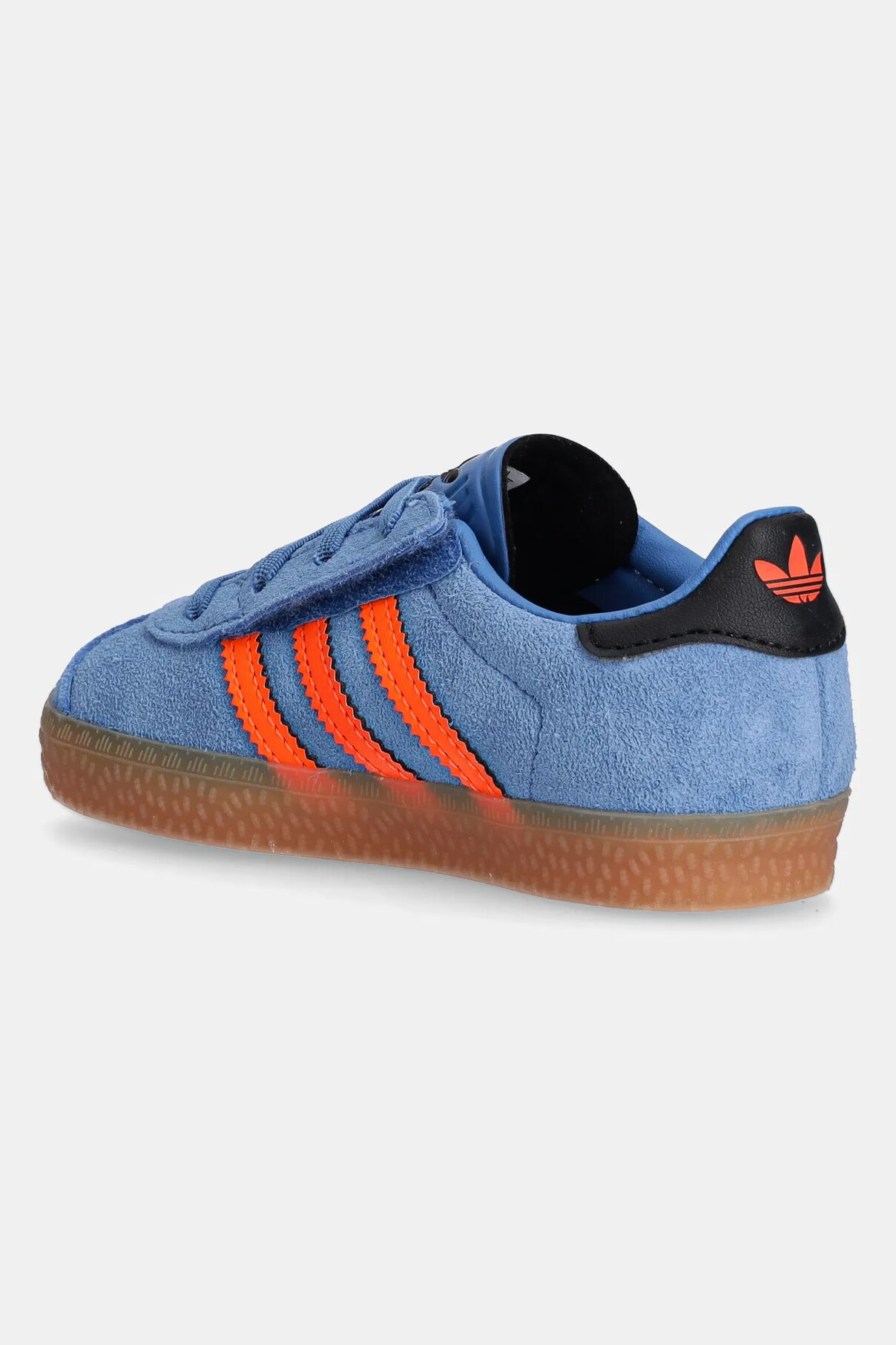 Детские замшевые кроссовки GAZELLE Adidas Originals, синий — фото 2