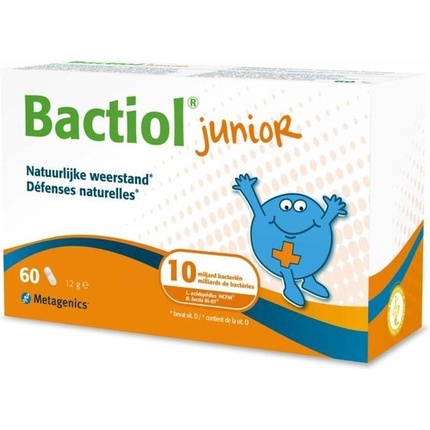 

Bactiol Junior - 60 капсул - Пробиотики - Пищевая добавка Metagenics