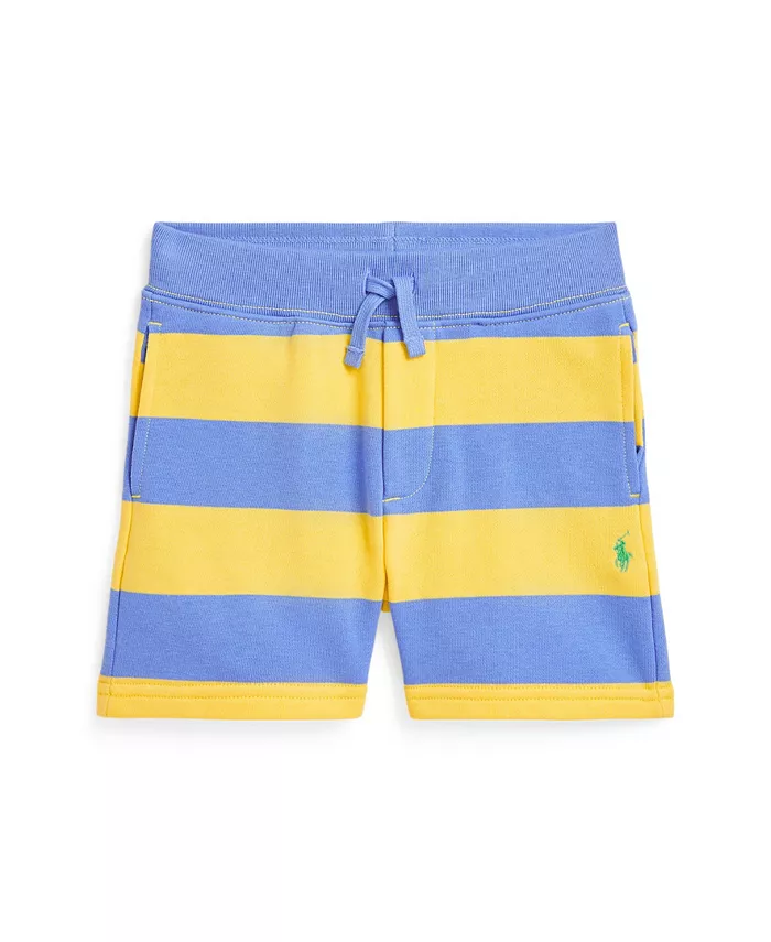 

Шорты из махровой ткани в полоску для малышей и мальчиков Polo Ralph Lauren, желтый