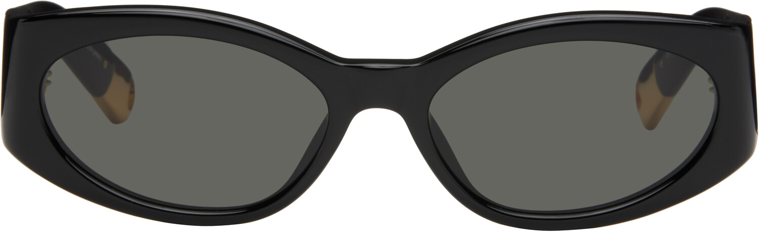 

Солнцезащитные очки Les lunettes Ovalo JACQUEMUS, черный