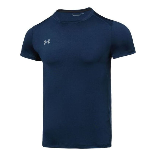

Футболка streaker short sleeve shirt 'navy' Under Armour, синий