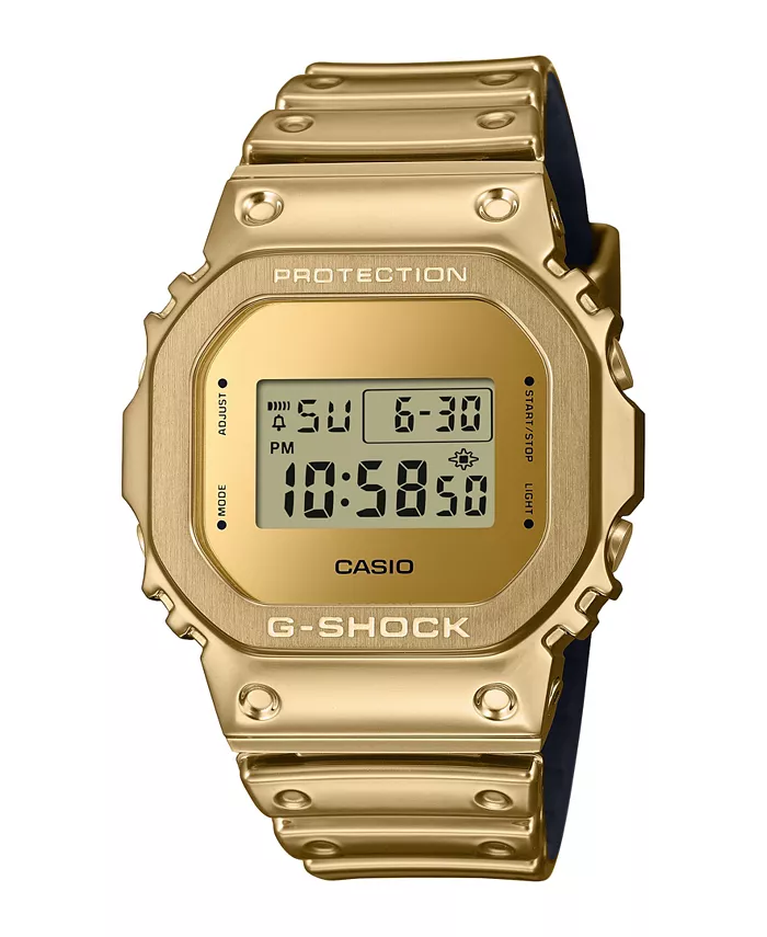 

Мужские золотистые силиконовые часы, 43.2 мм G-Shock